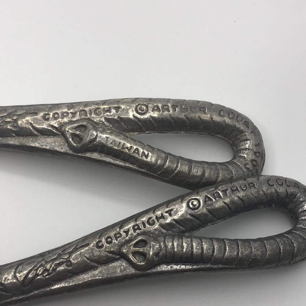 ARTHUR COURT ELEPHANT SALAD SERVER SET FORK SPOON